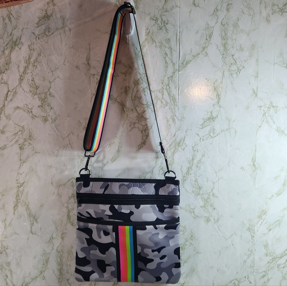 Haute Shore Cammo Neoprene Crossbody